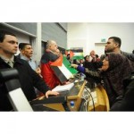 Acción directa contra asesor de Lieberman en Edimburgo