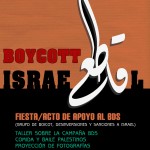 Fiesta/Acto de apoyo al BDS-Madrid 26 de abril 2013 – Patio Maravillas