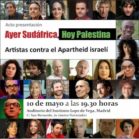 Artistas e intelectuales participan en Madrid en un concierto de denuncia del Apartheid israelíArtistas e intelectuales participan en Madrid en un concierto de denuncia del Apartheid israelíArtistas e intelectuales participan en Madrid en un concierto de denuncia del Apartheid israelí