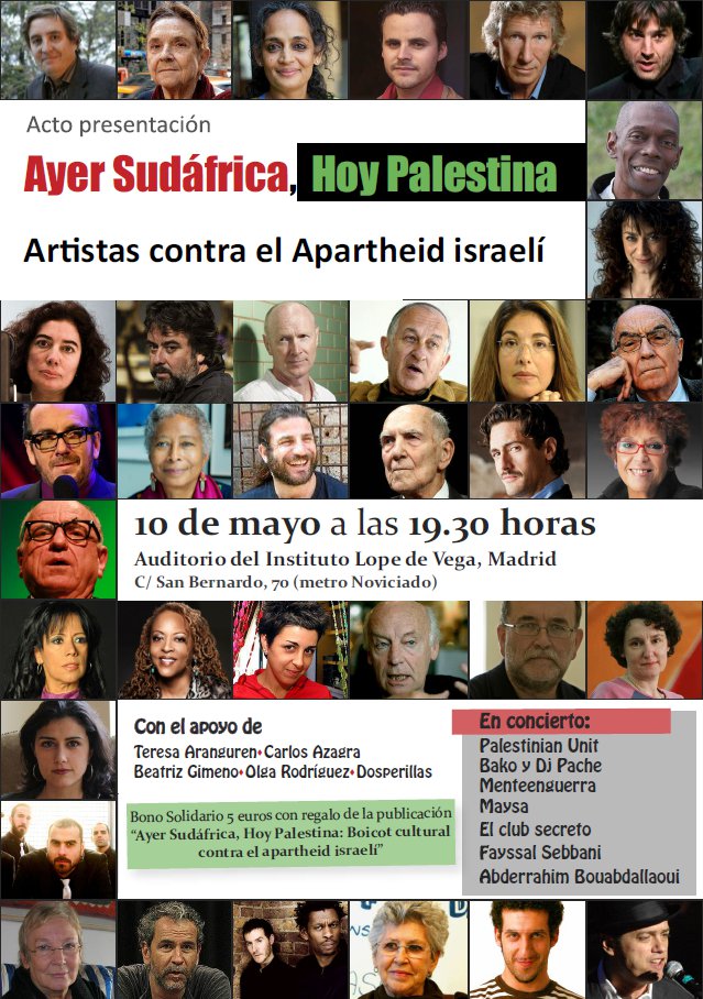 Presentación "Ayer Sudáfrica, hoy Palestina"