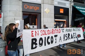 ORANGE cómplice de la colonización israelí – Fotos y crónica de la acción