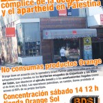 Orange cómplice de la colonización israelí