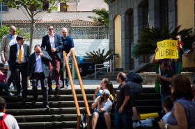Protestas en Tenerife contra el apartheid israelí