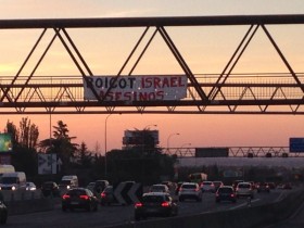Madrid amanece con el boicot a Israel