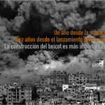 Un año desde la masacre de Israel contra Gaza y diez años desde el lanzamiento de la campaña BDS