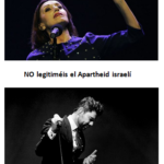 La RESCOP pide a Miguel Poveda y Luz Casal que no legitimen el Apartheid israelí