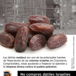 No compres los dátiles del Apartheid