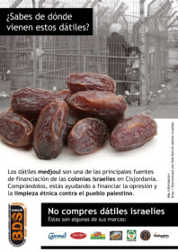 No compres los dátiles del Apartheid