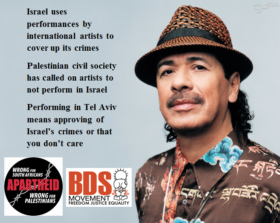 Santana: no diviertas al apartheid