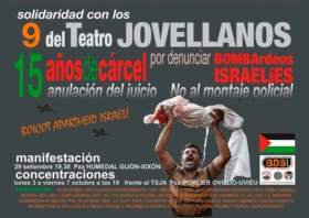 Solidaridad con los nueve del Teatro Jovellanos