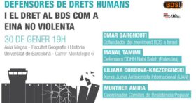 Defensores dels drets humans i el #BDS com a eina no violenta