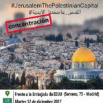 Declaración contra la decisión de Trump de trasladar su embajada a Jerusalén