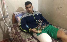 Una bala israelí destruye el sueño de un ciclista que iba a competir en los Juegos de Asia