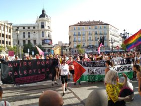 Kuirs con Palestina y BDS en el Orgullo Crítico madrileño