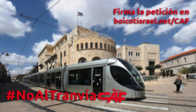 Pídele a CAF que se retire del proyecto de construcción del tranvía de Jerusalén