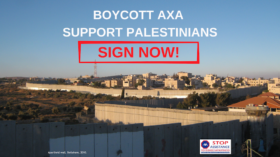 Boicot a AXA: la compañía de seguros del apartheid israelí