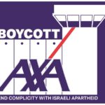 AXA continúa invirtiendo en el apartheid israelí ¡Boicotea AXA ahora!