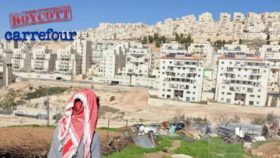 #BoycottCarrefour hasta que ponga fin a su complicidad con el apartheid israelí y el colonialismo