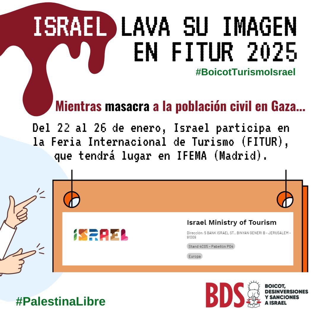 Boicot Turismo Israel – Boicot FITUR