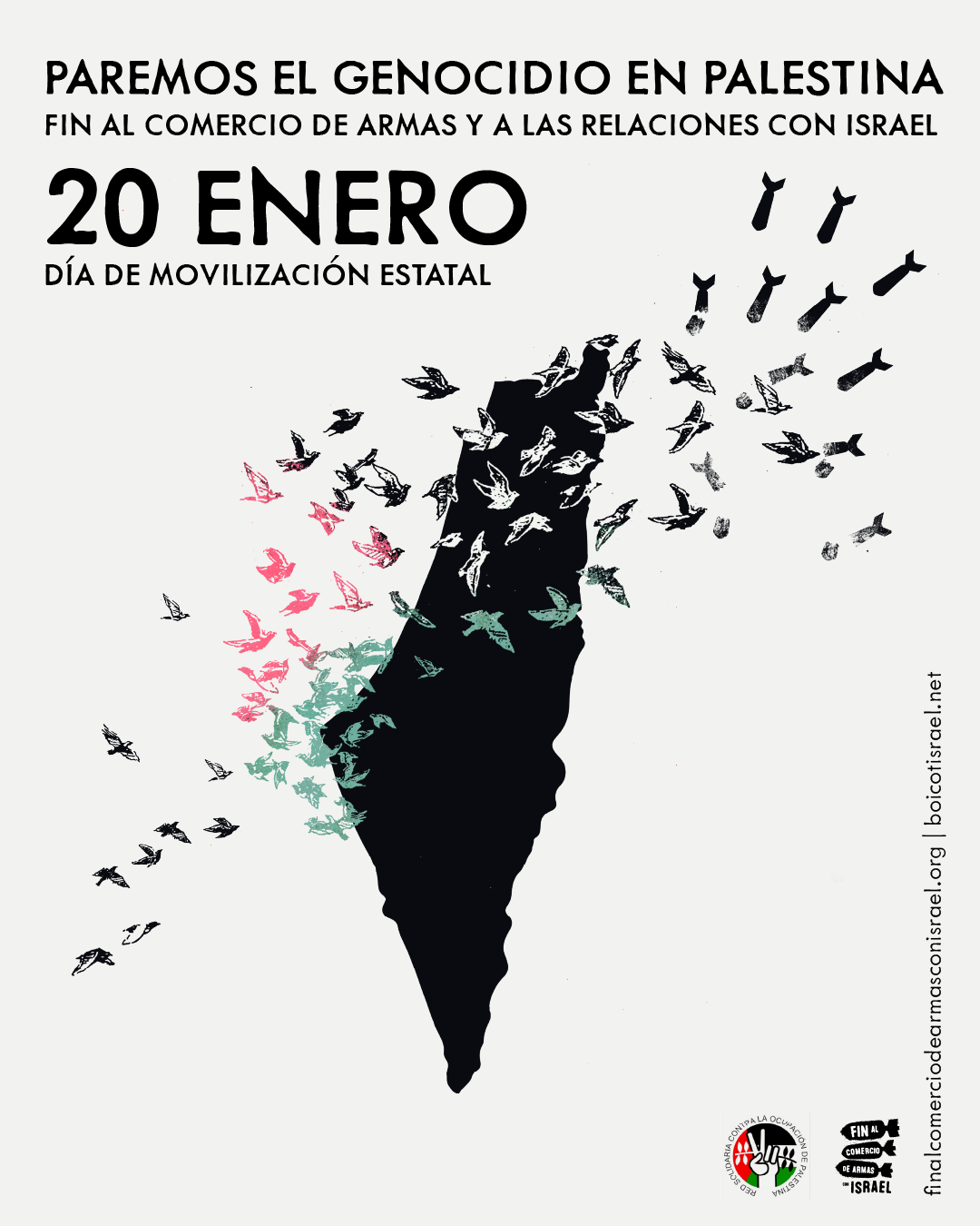 El próximo 20 de enero volvemos a las calles por Palestina