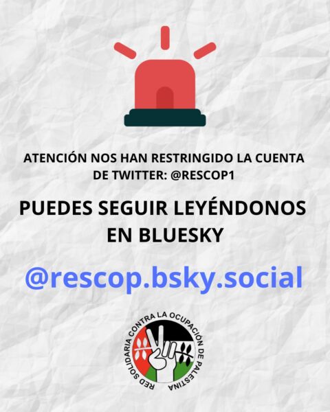 Aviso Twitter restringido, síguenos en BlueSky:   @rescop.bsky.social